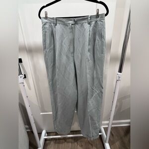 Ralph Lauren Women’s Blue Gray Silk Linen Pants